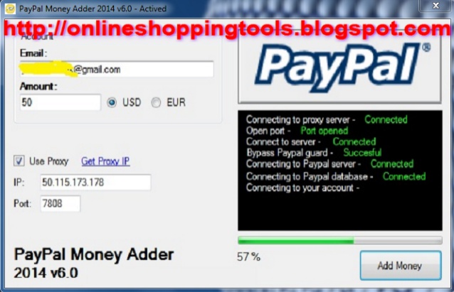paypal money adder pro v3.8 activation code